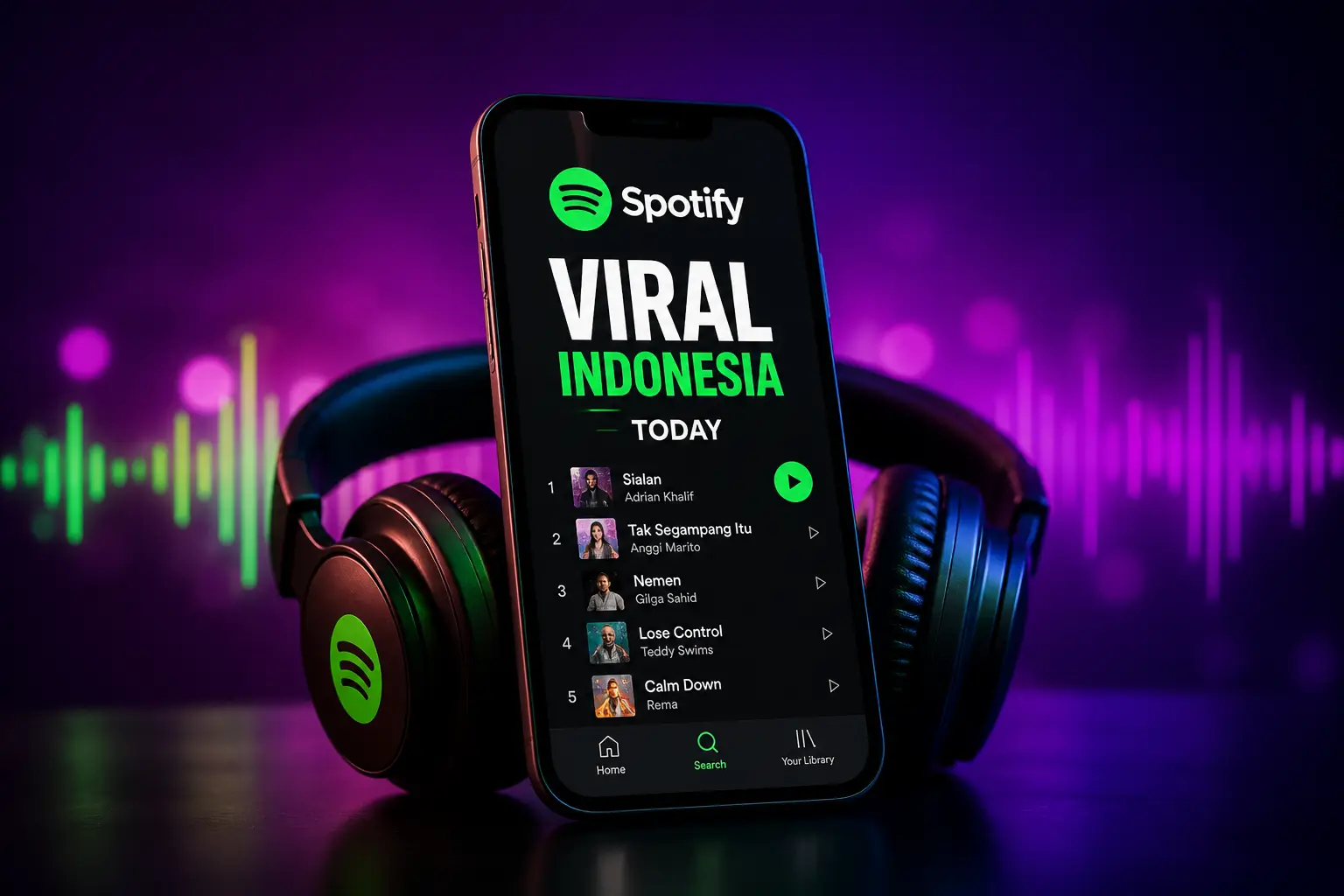 spotify viral indonesia today trending songs indonesia chart 2026